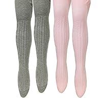 Algopix Similar Product 2 - Wrapables Warm Cable Knit Tights for