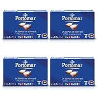 Algopix Similar Product 17 - PORTOMAR Octopus in olive oil  Pack of