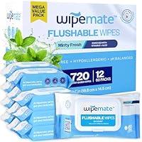 Algopix Similar Product 16 - Wipemate ULTRA Flushable Butt Wipes