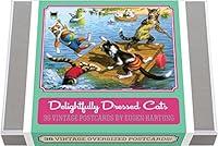 Algopix Similar Product 13 - Delightfully Dressed Cats Postcard Box