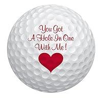 Algopix Similar Product 7 - JustPaperRoses Novelty Golf Ball You