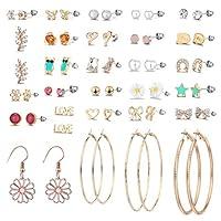 Algopix Similar Product 12 - 29 Pairs Assorted Multiple Stud