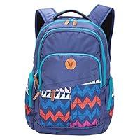 Algopix Similar Product 4 - Bondka Backpack Navy Chevron