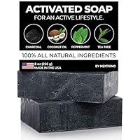 Algopix Similar Product 17 - Activated Charcoal Tea Tree Soap with