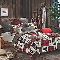 Algopix Similar Product 3 - Virah Bella Lodge Life Quilt Set 