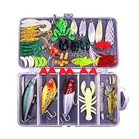 Algopix Similar Product 1 - 77Pcs Fishing Lures Kit Set for