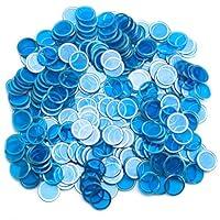 Algopix Similar Product 5 - Magnetic Bingo Chips - 300 Pack (Blue)