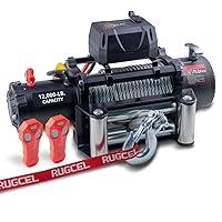 Algopix Similar Product 8 - RUGCEL WINCH 12000lb Waterproof