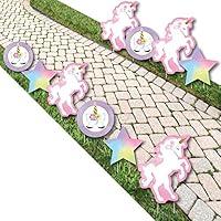 Algopix Similar Product 5 - Rainbow Unicorn  Star and Unicorn Lawn