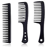 Algopix Similar Product 8 - 3PCS Wide Tooth Combs Premium Carbon