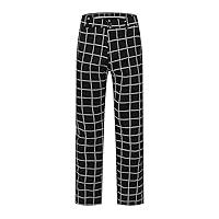 Algopix Similar Product 19 - Mens Casual Chino Pants Plaid Pants