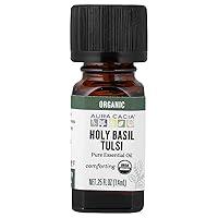 Algopix Similar Product 11 - Aura Cacia Organic Holy Basil Tulsi