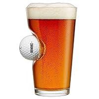 Algopix Similar Product 3 - BenShot Pint Glass with Real Golf Ball