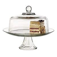 Algopix Similar Product 3 - Anchor Hocking Presence Footed Cake Set