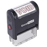 Algopix Similar Product 10 - Void Self Inking Rubber Stamp - Red Ink