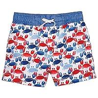 Algopix Similar Product 13 - Mud Pie Boys Crab Swim Trunks Multi