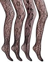 Algopix Similar Product 12 - VERO MONTE 4 Styles Women Net Stockings