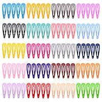 Algopix Similar Product 19 - 100 Pieces Solid Color 2 Inch Barrettes