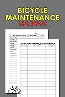 Algopix Similar Product 18 - Bicycle Maintenance Log Book Cute