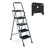 Algopix Similar Product 6 - HBTower 4 Step Ladder with Tool Tray