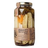 Algopix Similar Product 9 - THE REAL DILL Habanero Horseradish