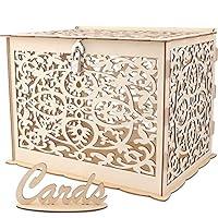 Algopix Similar Product 6 - OurWarm DIY Wedding Card Box with Lock