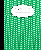 Algopix Similar Product 14 - Composition Notebook Green Cover Wide