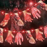 Algopix Similar Product 6 - Halloween Red LED Lights with Hands and