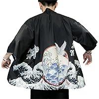 Algopix Similar Product 13 - Ambcol Mens Japanese Haori Jacket