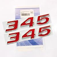 Algopix Similar Product 6 - Yoaoo 2Pack Red OEM 345 Emblem Badges