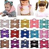 Algopix Similar Product 10 - 30PCS Sparkly Sequin Glitter Hair Bows
