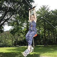 Algopix Similar Product 5 - CTSC 95 Foot Zip Line Kit for Kids and
