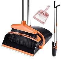 Algopix Similar Product 18 - Broom and Dustpan Set with Long Handle