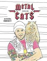 Algopix Similar Product 17 - Metal Cats Coloring Book