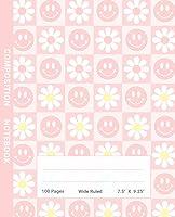 Algopix Similar Product 2 - Preppy Notebook Composition Cute Blush