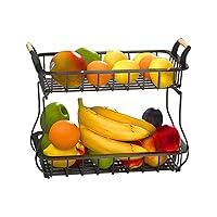 Algopix Similar Product 13 - MECUHQP 2 Tier Fruit Vegetables Basket