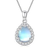 Algopix Similar Product 16 - KoyeKei Moonstone Urn Necklace for