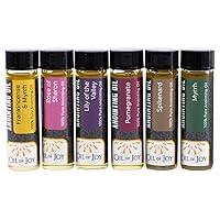 Algopix Similar Product 8 - Pack of 6 Anointing Oil for Prayer 