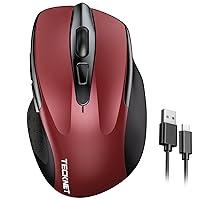 Algopix Similar Product 15 - TECKNET Rechargeable Wireless Mouse