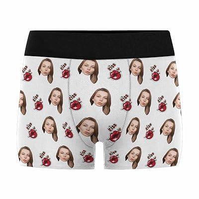 Best Deal for Custom Underwear for Men with Face Personalized - Funny