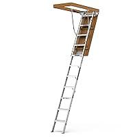 Algopix Similar Product 3 - Aluminum Attic Ladder 54 W x225 H