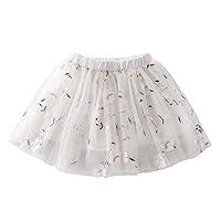 Algopix Similar Product 4 - Kids Embroidery Tulle Tutu Skirt with