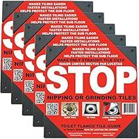 Algopix Similar Product 14 - Toilet Flange Tile Guide (5-Pack)