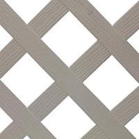 Algopix Similar Product 14 - White Plastic Lattice Fence 48 in