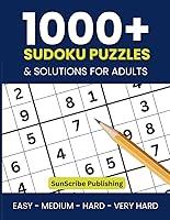 Algopix Similar Product 2 - 1000 Sudoku Puzzles  Solutions For