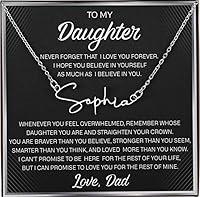 Algopix Similar Product 16 - My Daughter Necklace from Dad Father