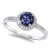 Algopix Similar Product 6 - OMEGA DIAMOND CO 104781 Halo Cz 