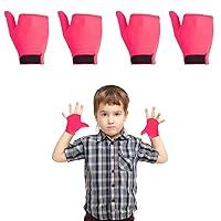 Algopix Similar Product 2 - 4pcs Thumb Sucking Guard Gloves Kids