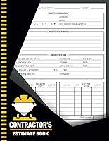 Algopix Similar Product 19 - Estimate Book Contractor Construction