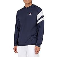 Algopix Similar Product 4 - Fila Mens Long Sleeve Hoodie Fila